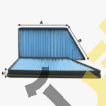 فیلتر کابین ۲۰۶ (کاغذ آبی رنگ)